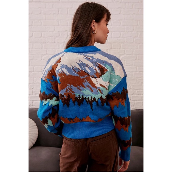 BDG Urban Outfitters XS Sweater Jesse Landscape Extra Small - Picture 3 of 11